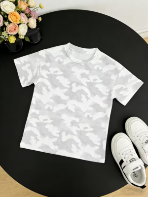 Boys' Digital Print Loose Fit T-Shirt