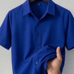 Men's Ice Silk Stretch Short Sleeve Shirt