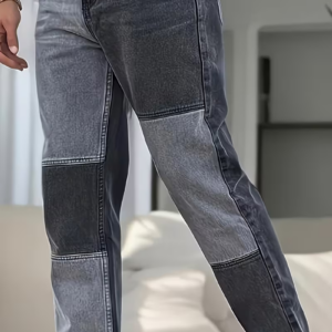 Men's Casual Color-Block Long Pants