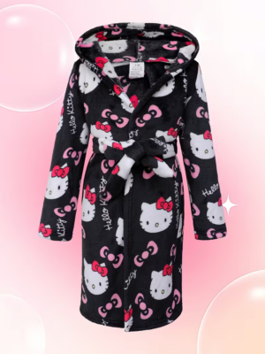 Sanrio Hello Kitty Girls' Flannel Robe